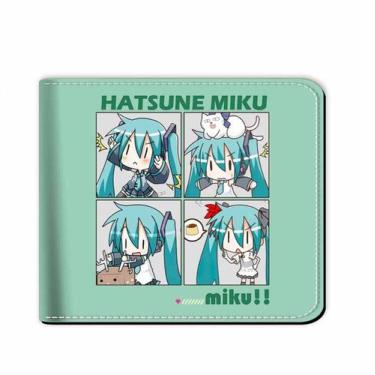 Imagem de Carteira Hatsune Miku Anime Characters Slim Bifold - Yiweisai