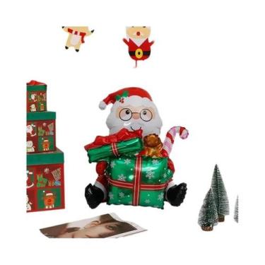 Imagem de Balão De Natal Autoportante Do Papai Noel, Sem Necessidade De Hélio, P