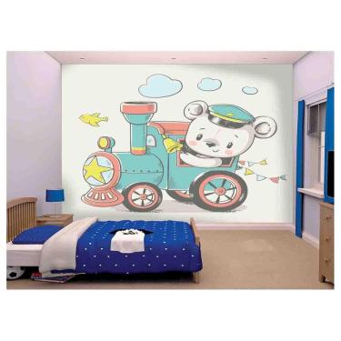 Imagem de Papel De Parede Infantil Ursinho Quarto Bebê  Azs196