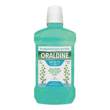 Imagem de Antisséptico Bucal Oraldine Menta - 500ml - Com Álcool -Unissex