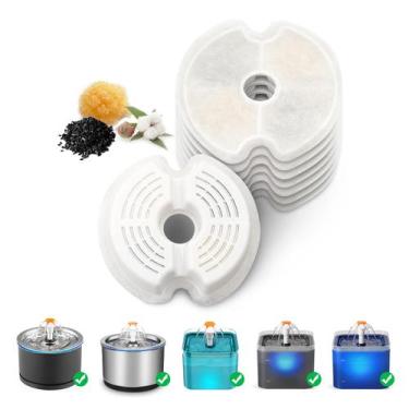 Imagem de Filtros de carbono de reposição, 8 pacotes para fonte de água NautyPaw