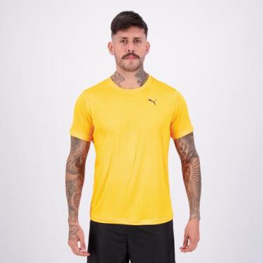 Imagem de Camiseta Puma Graphics Running Laranja, G
