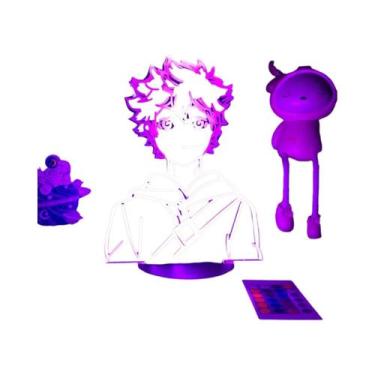 Imagem de Luminária De Mesa 3D Acrílica Para Quarto Infantil, Figura De Anime Ha