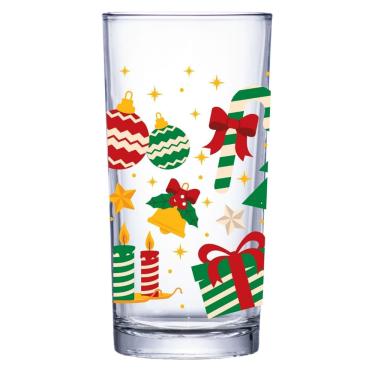 Imagem de Copo long drink decorado natal 255ML ruvolo