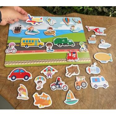 Imagem de Jogo Educativo Terra, Céu e Mar - Brinquedo para Crianças - abraebrinq