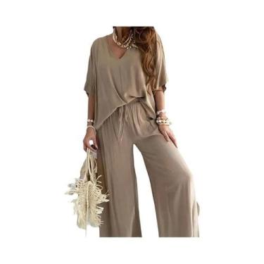 Imagem de Conjunto Elegante plus Size De Cintura Alta Retro Para Mulheres, Moda 