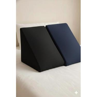 Imagem de Capa de travesseiro ortobom/kit com 2 unidades - Freitas Modas, PRETO/