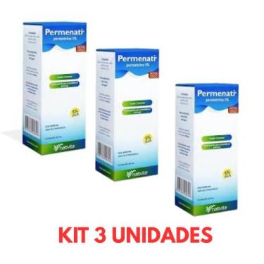 Imagem de Permenati 5 Kit com 3 Frascos Higiene e Proteção Cutânea
