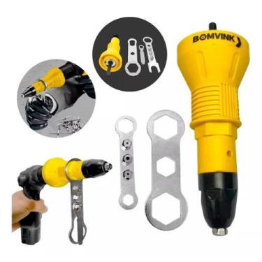 Imagem de Cabeçote Rebitador para Aclopamento Furadeira E Parafusadeira Adaptado