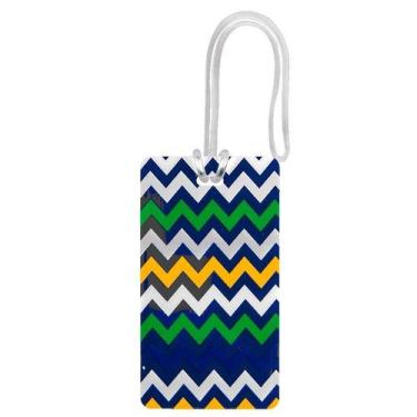 Imagem de Identificador de Bagagem Colorido - Chevron BR - Sestini, Colorido