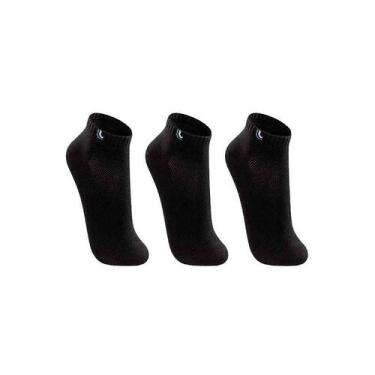 Imagem de Kit Meia 3 Pares Cano Baixo Walk - 03225 Preto - Lupo Sport, 37 ao 40,