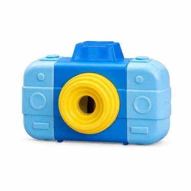 Imagem de Apontador com Borracha Câmera Escolar 2 em 1 - Fofy -, Azul