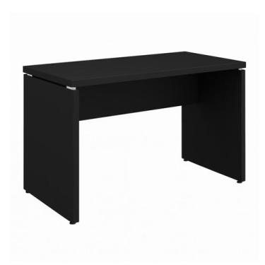 Imagem de Mesa Escritório 1,50x0,60m - S/ Gavetas - PRETO/PRETO - 26006 - GEBB W