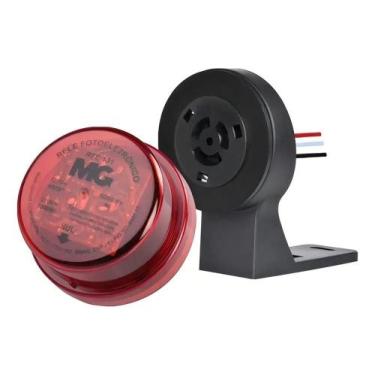 Imagem de Rele Fotoelétrico RFE-131 Fotocélula Sensor Bivolt Com Base - Congratu
