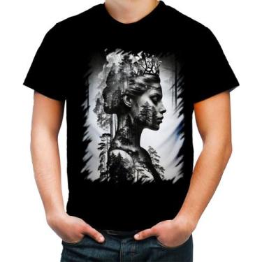 Imagem de Camiseta Colorida Pesca Rainha da Floresta Nórdica 2 - Kasubeck Store®