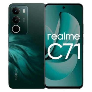 Imagem de Smartphone Realme C71 128GB 4GB RAM Dual SIM NFC Tela 6.67" - Verde, 1