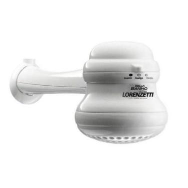 Imagem de Ducha Bello Banho 5500W 127V Lorenzetti 3T Com Cano 7530426 Lorenzetti