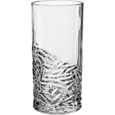 Imagem de VASO DECORATIVO ENFEITE CASA REDONDO HOME&CO VIDRO 24x12x12cm TRANSPARENTE