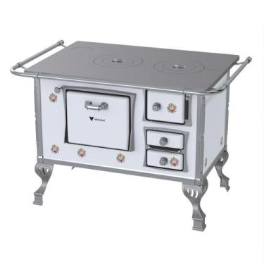 Imagem de Fogao a Lenha Venax GII n 2 Branco Buque, SAIDA ESQUERDA