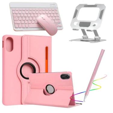 Imagem de Kit Completo P/ Redmi Pad 2 Pro 12.1 Capa + Teclado Mouse + Suporte Ta