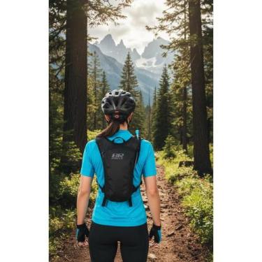 Imagem de Mochila Hidratação Ciclista Térmica Preta - Aventura Segura - Congratu