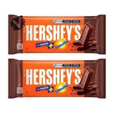 Imagem de Kit 2 Tablete Chocolate Ao Leite Crocante Ovomaltine Hersheys
