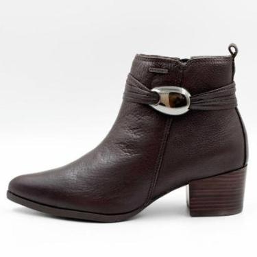 Imagem de Bota Bottero Cano Curto Salto Médio Feminina-Feminino