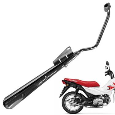 Imagem de Escape Estralador Modelo Turuna Pop 110 Cromado Com Bacalhau - COD_332