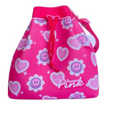 Imagem de Bolsa Infantil Bucket Estampa Margaridas - Princesa Pink