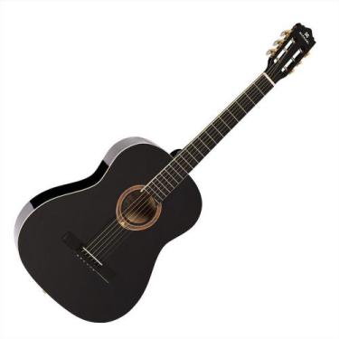 Imagem de Violão Acústico Michael Go Play VM15S BK Cordas De Aço Preto