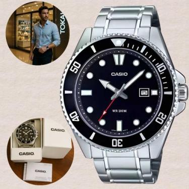Imagem de Relógio Casio Masculino Collect Analógico Prata MDV-107D-1A1VDF