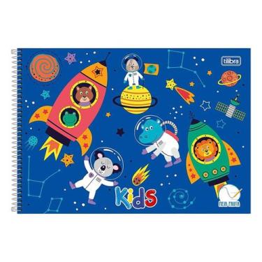 Imagem de Caderno Espiral Desenho (MEIA PAUTA) Capa Dura Sapeca Kids Menina/Meni