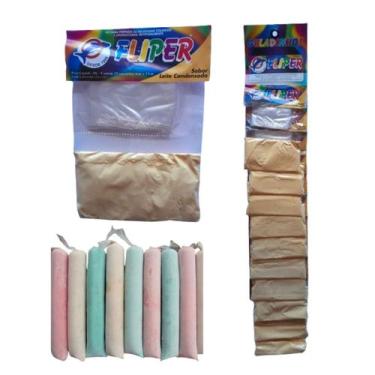 Imagem de Kit geladinho fliper cremoso 01 cart 10 un leite condensado