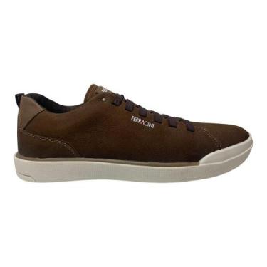 Imagem de Tênis Sapatênis Ferracini Star Nobuck Chocolate Couro Marrom, Brown, 4