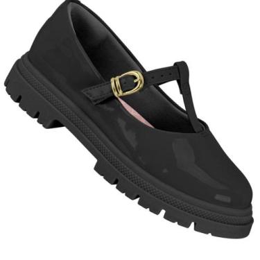 Imagem de Sapato Mocassim Infantil Molekinha 2566.107 Meninas, Preto, 30
