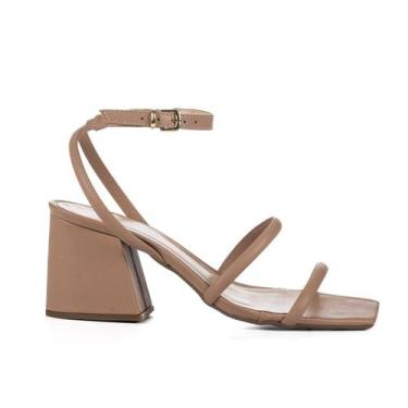 Imagem de Sandália Orquídea - Jjojo Shoes And Bags, Avelã, 37