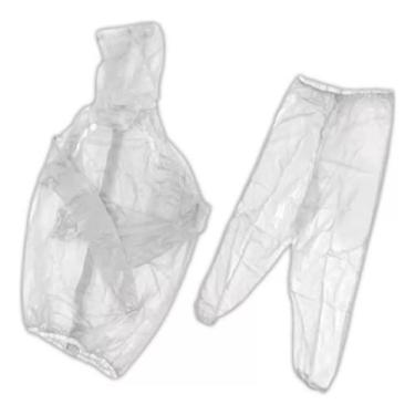 Imagem de Capa de chuva transparente com calça gg - CDP