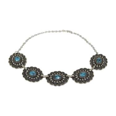 Imagem de Choker Country de Concho Turquesa Paul Western 39693