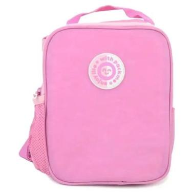 Imagem de Lancheira Pacific Pack Me Life Reversível Rosa