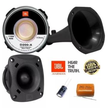 Imagem de Kit Driver Jbl D200 + Tweeter St200 + Corneta + Capacitores - JBL/ SEL