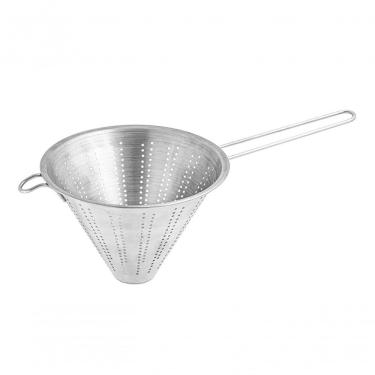 Imagem de Passador Chinoy 5716 20cm Aço Inox Design Cônico para Coar Molhos e Caldos Cozinha Weck