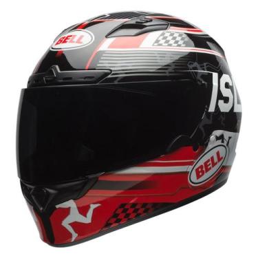Imagem de Capacete bell isle of man vermelho preto branco 64 - BELL HELMETS