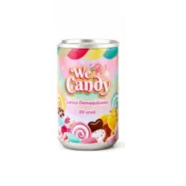Imagem de Lenço Demaquilante Remove Maquiagem Chaveiro Bolsa Latinha We Candy