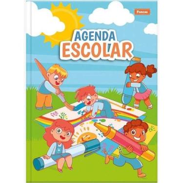 Imagem de Agenda Escolar Foroni Permanente 96 Folhas 105x148MM com 5 Unidades
