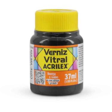 Imagem de Verniz Vitral Laranja 37ML Caixa com 6 - Acrilex