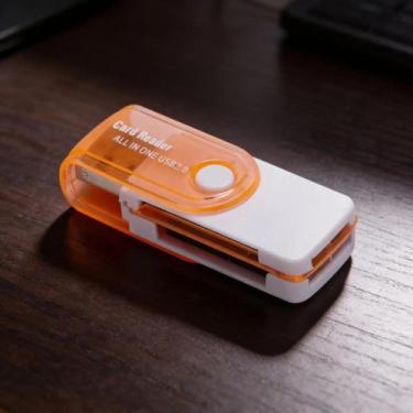 Imagem de Kit Fotógrafo Iniciante 1 Leitor 4em1 MAIS 1 Adaptador USBC 3.0 Cores 