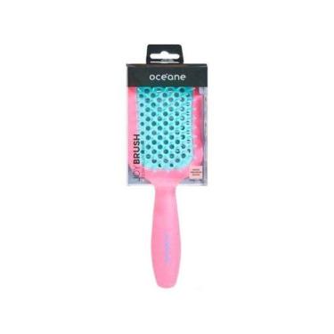 Imagem de Escova de Cabelo Desembaraçadora Océane Joy Brush, Rosa e Azul