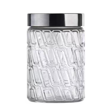 Imagem de Porta-condimentos Vdr2703 Suporte 5 Peças Vidro com Dosador Organizador para Cozinha Transparente Euro Home 100ML