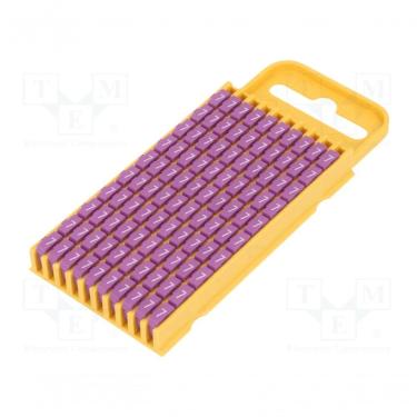 Imagem de Anilha Wic3 Nr.7 com Fixação Segura para Cabos 100 Unidades Cor VT Hellermanntyton 4,3-5,3mm - 42-62