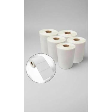 Imagem de Etiqueta Térmica Adesiva 50x25mm 2 Colunas - 5 Rolos - Congratulations